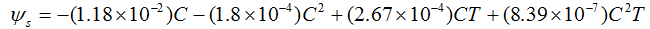 فرمول محاسبه تنش خشکی توسط PEG