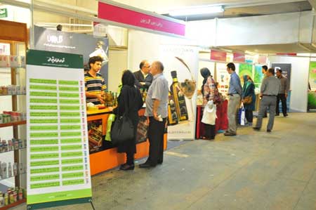 نمایشگاه غذای سالم در بلوار کشاورز، خیابان حجاب افتتاح شد