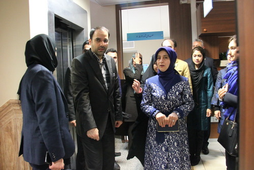 بازدید همسر نخست وزیر ترکیه از دانشکده طب سنتی