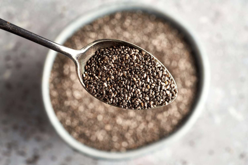 A spoonful of chia seedsAI-generated content may be incorrect.